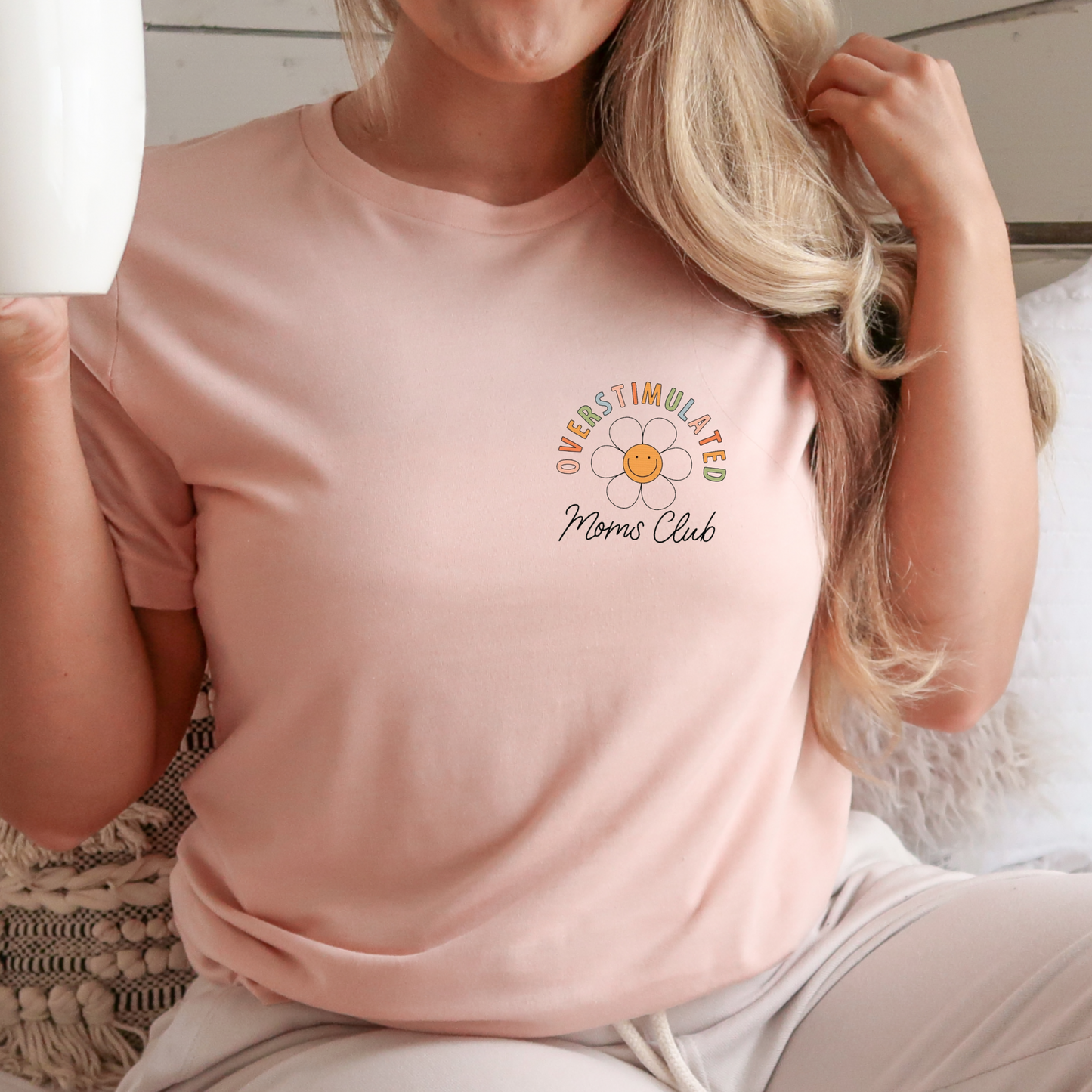Overstimulated Moms Club Tee