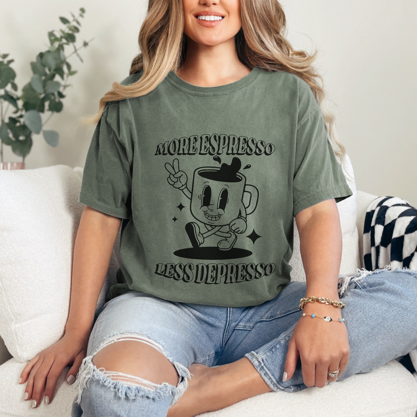 More Espresso Less Depresso Tee
