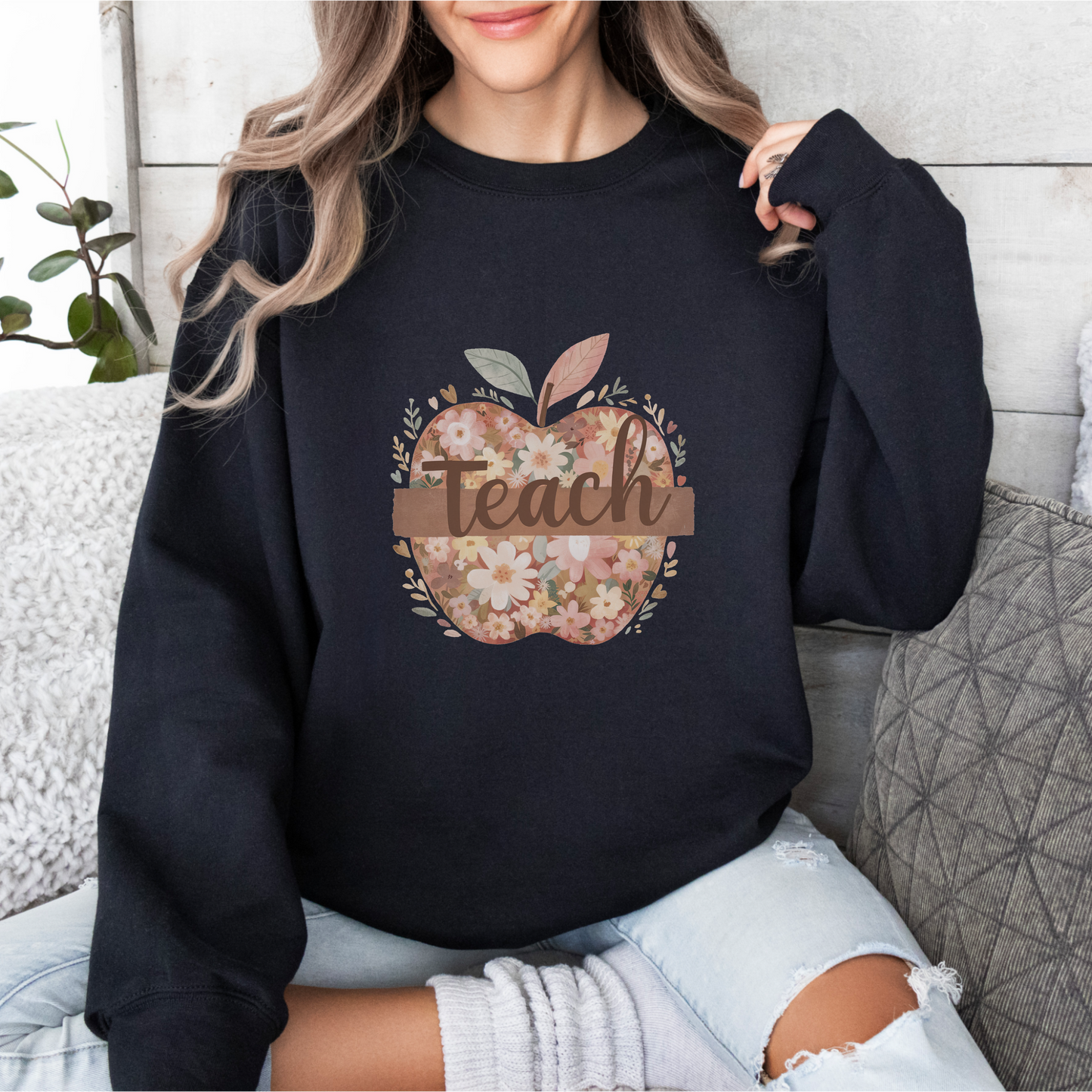Teach Apple Floral