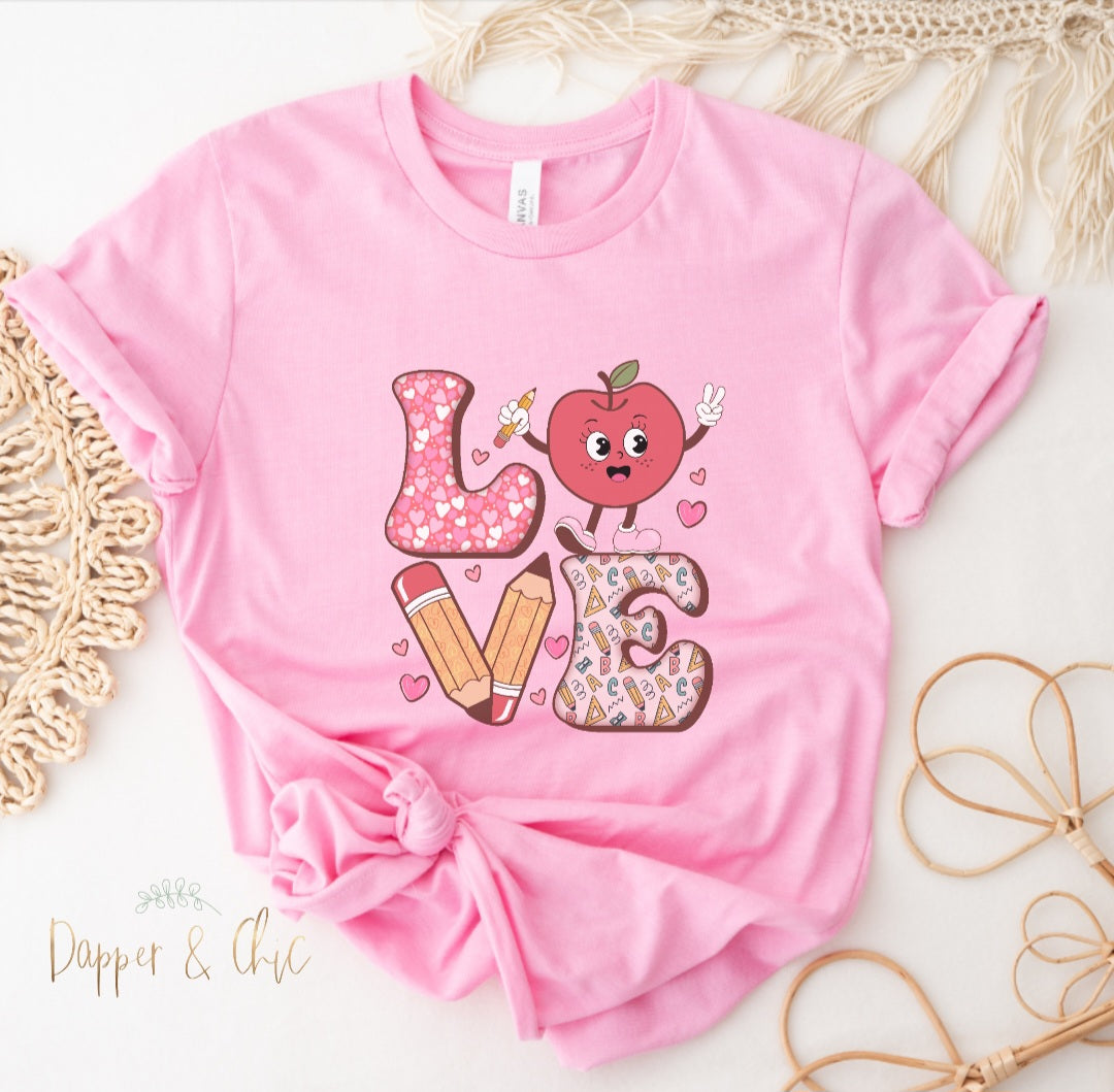 Love Teacher tee