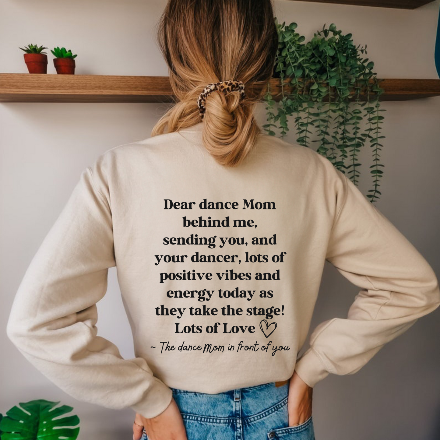 Dear Dance Mom Behind Me