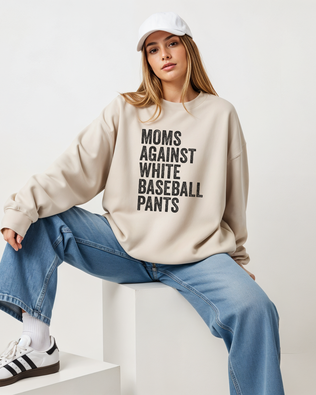 Moms Against White Baseball Pants