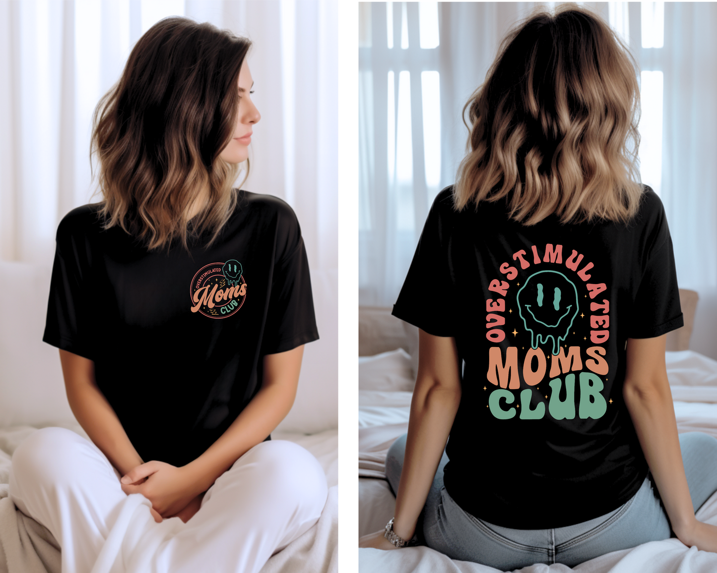 Overstimulated Moms Club Tee