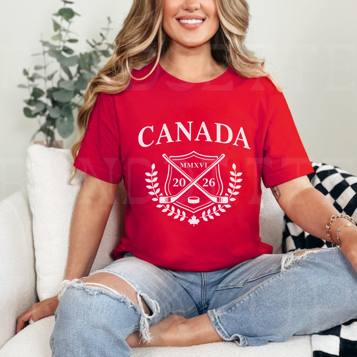 Canada Hockey tee