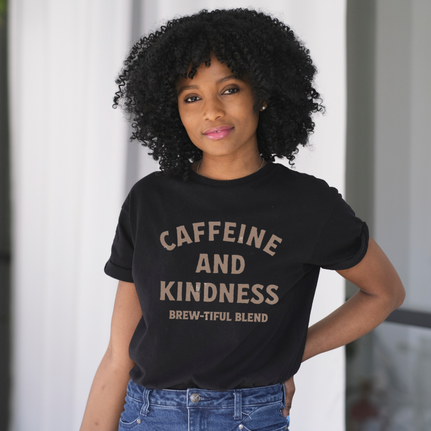 Caffeine + Kindness tee