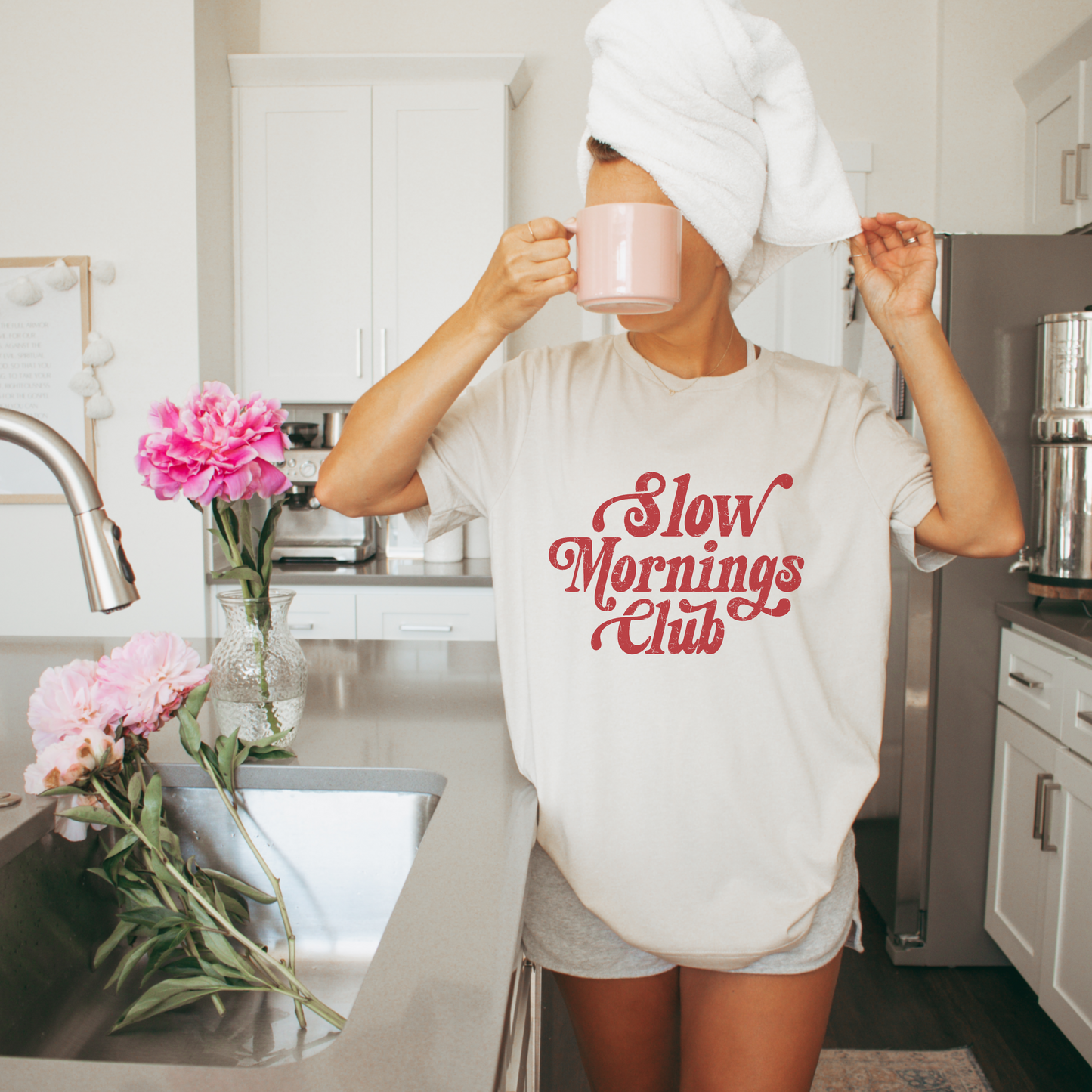 Slow Mornings Club Tee