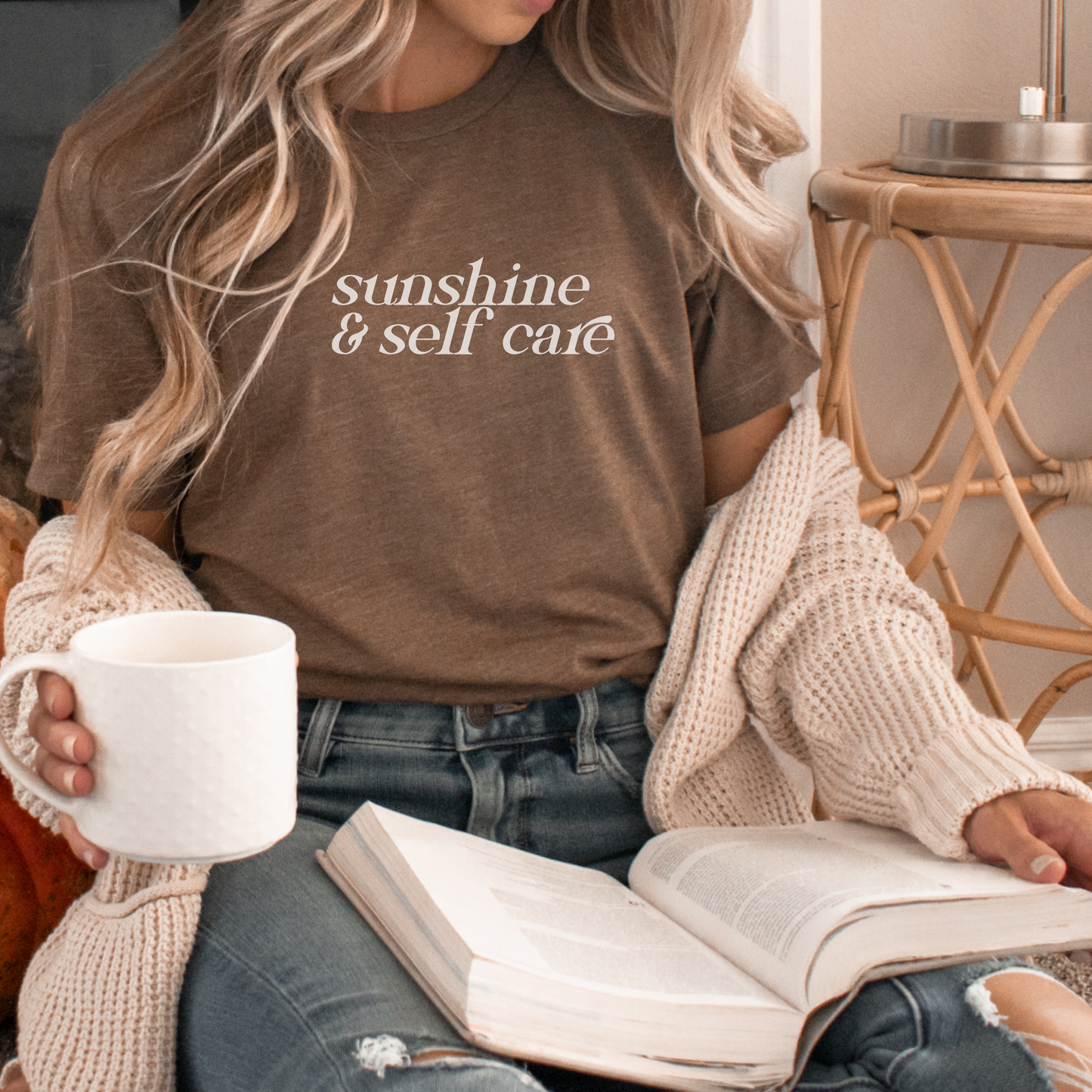 Sunshine & Self Care Tee