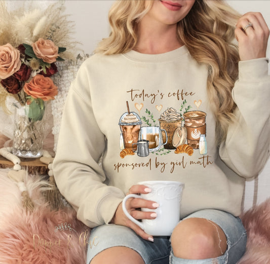 Today's coffee + girl math