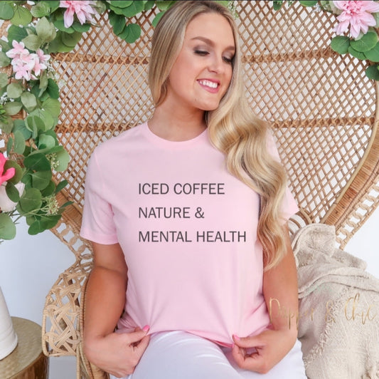 Iced Coffee Nature Mental Health