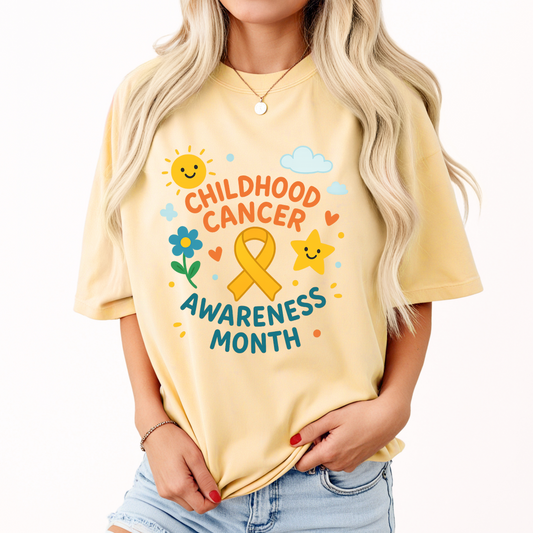 Childhood Cancer Awareness Month Sunshine Tee