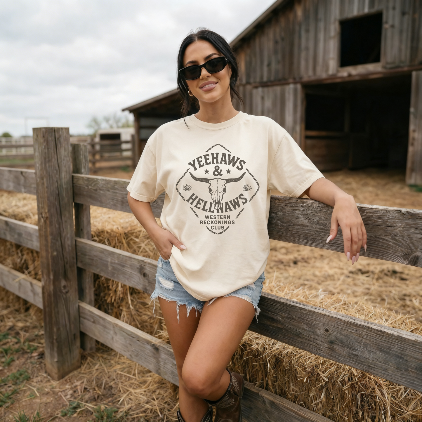 Yeehaws & Hellnaws Tee