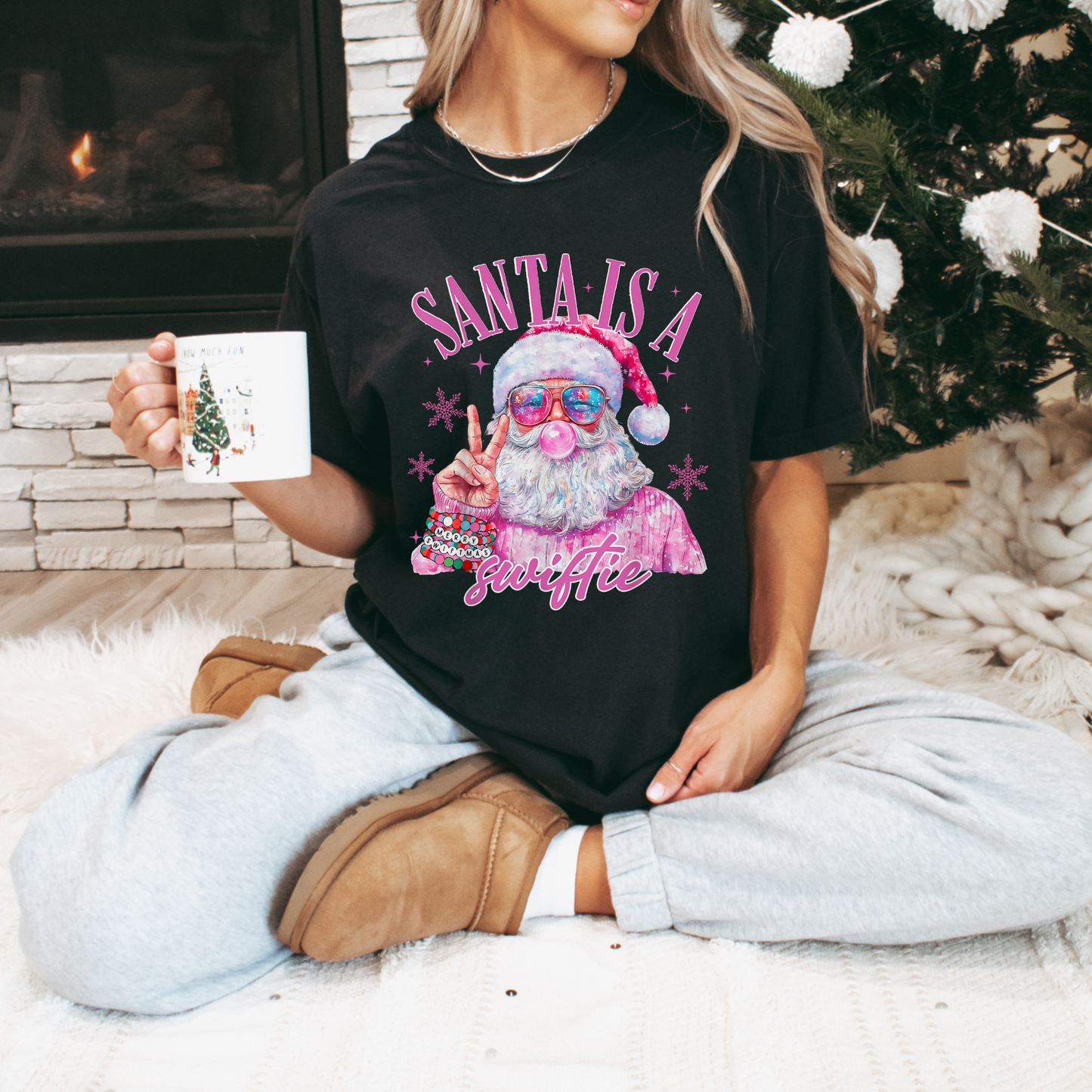 Santa is a Swiftee Tee