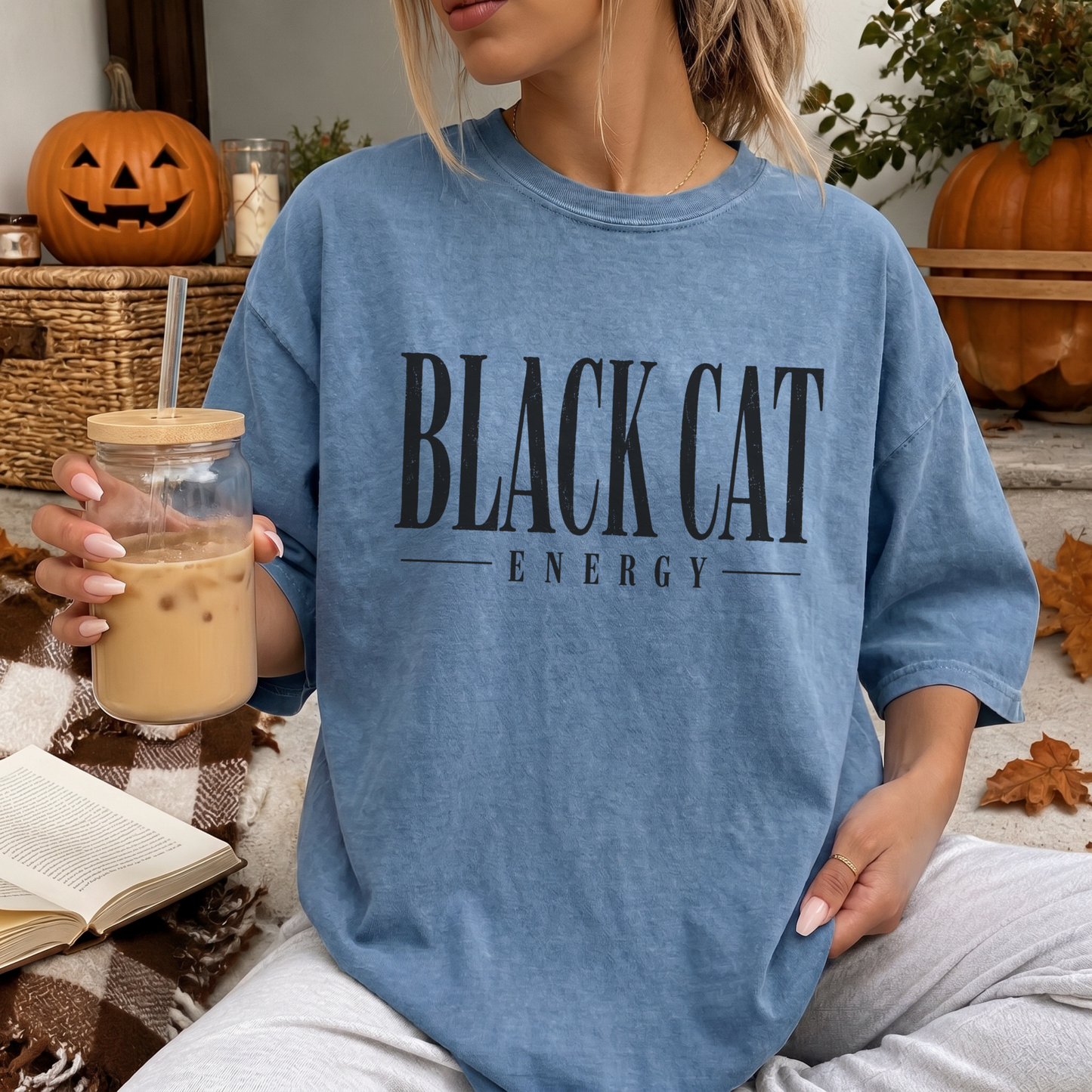 Black Cat Energy Tee