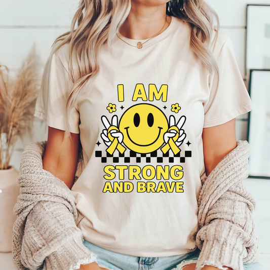I Am Strong & Brave Tee
