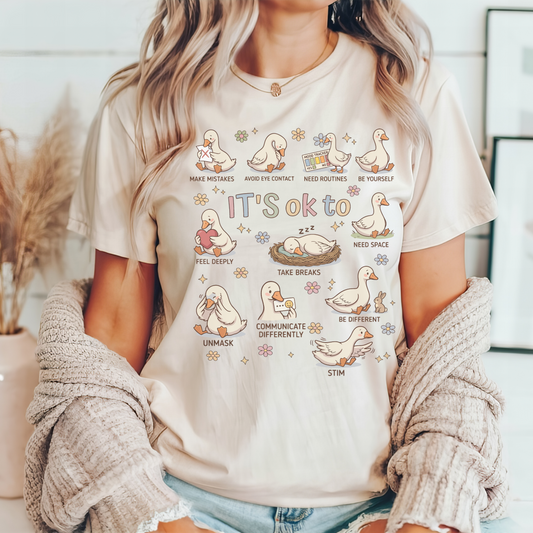 Autism Acceptance Goose Tee