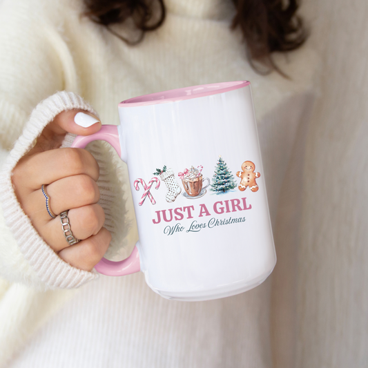 Just a Girl Who Loves Christmas Mug