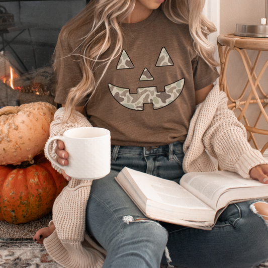 Camo Pumpkin Tee