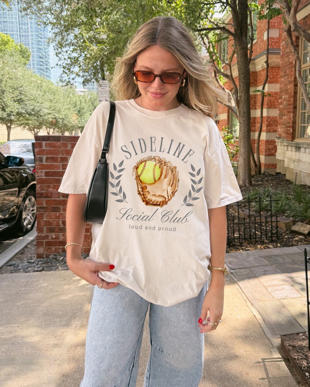 Sideline Social Club Softball Tee