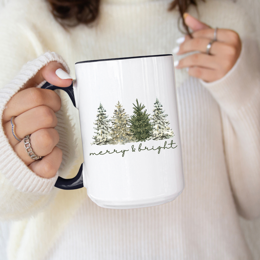Merry + Bright Trees Mug