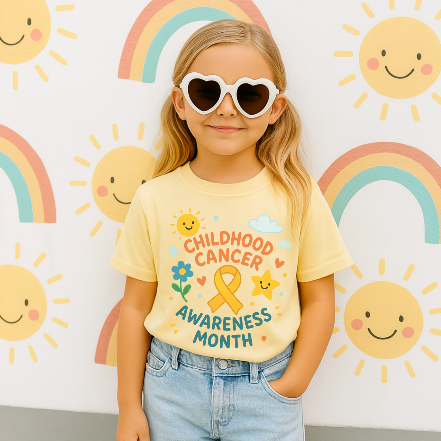 Youth Childhood Cancer Awareness Tees- Full Collection