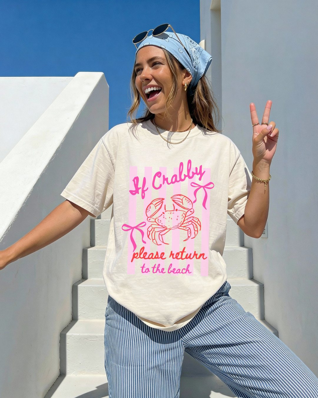 If Crabby Please Return To The Beach Tee