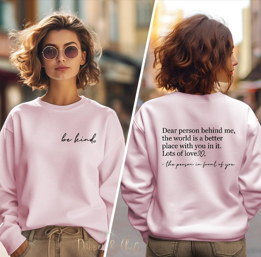 Dear Person Behind Me