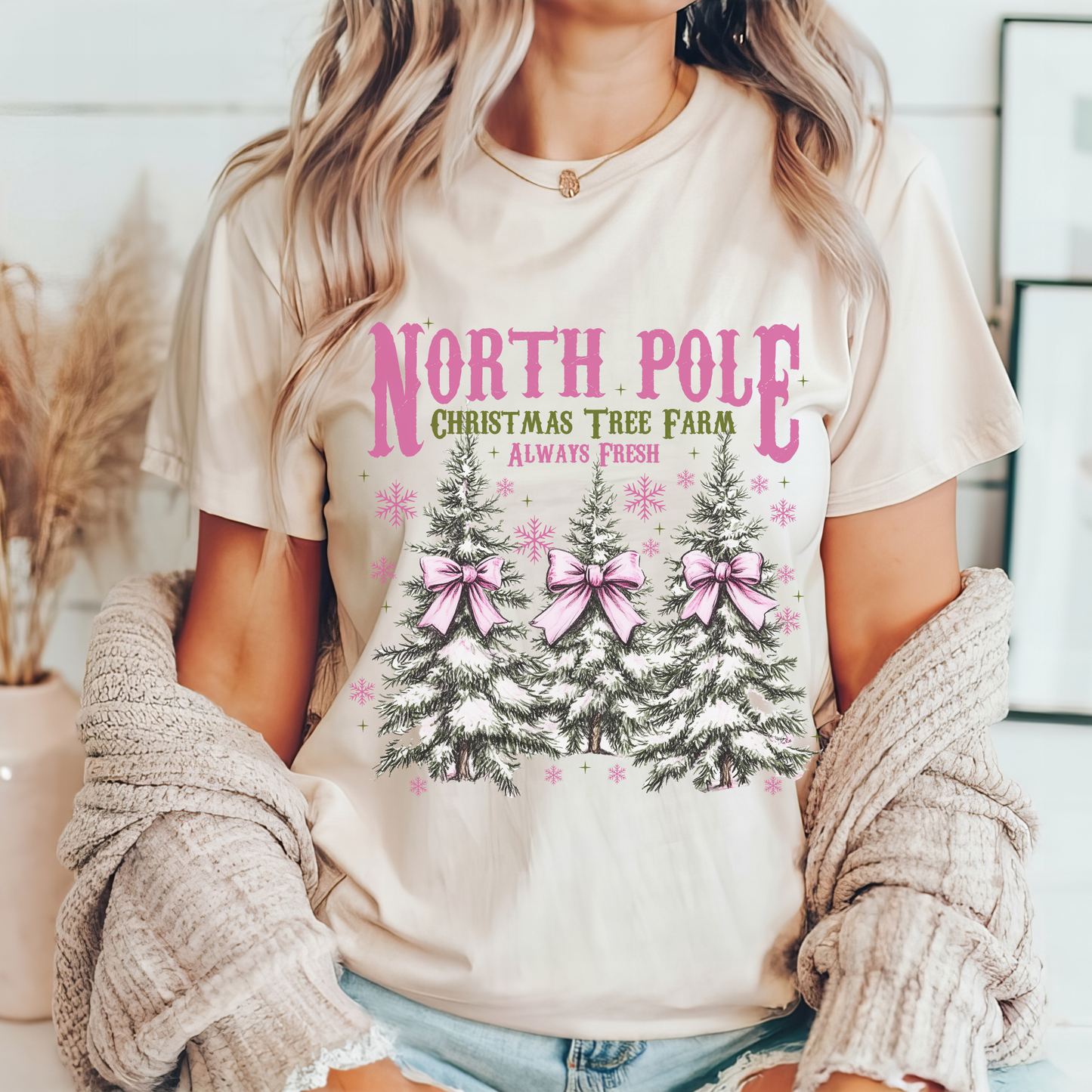 North Pole Christmas Tree Farm Tee