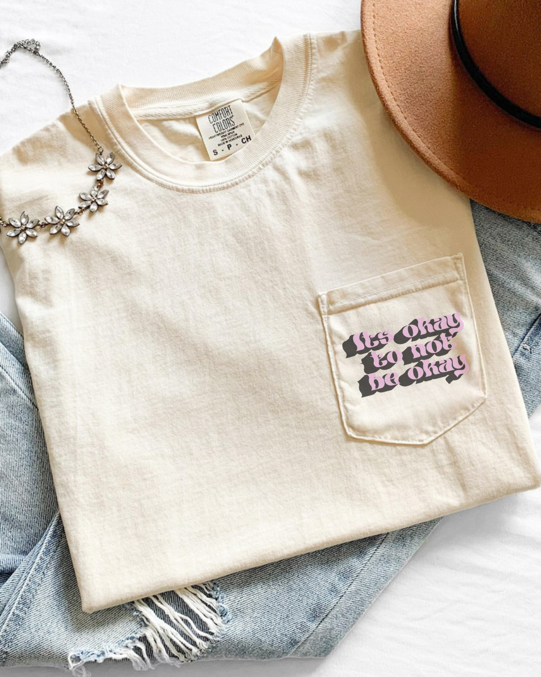 It's Okay to Not Be Okay Pocket Tee