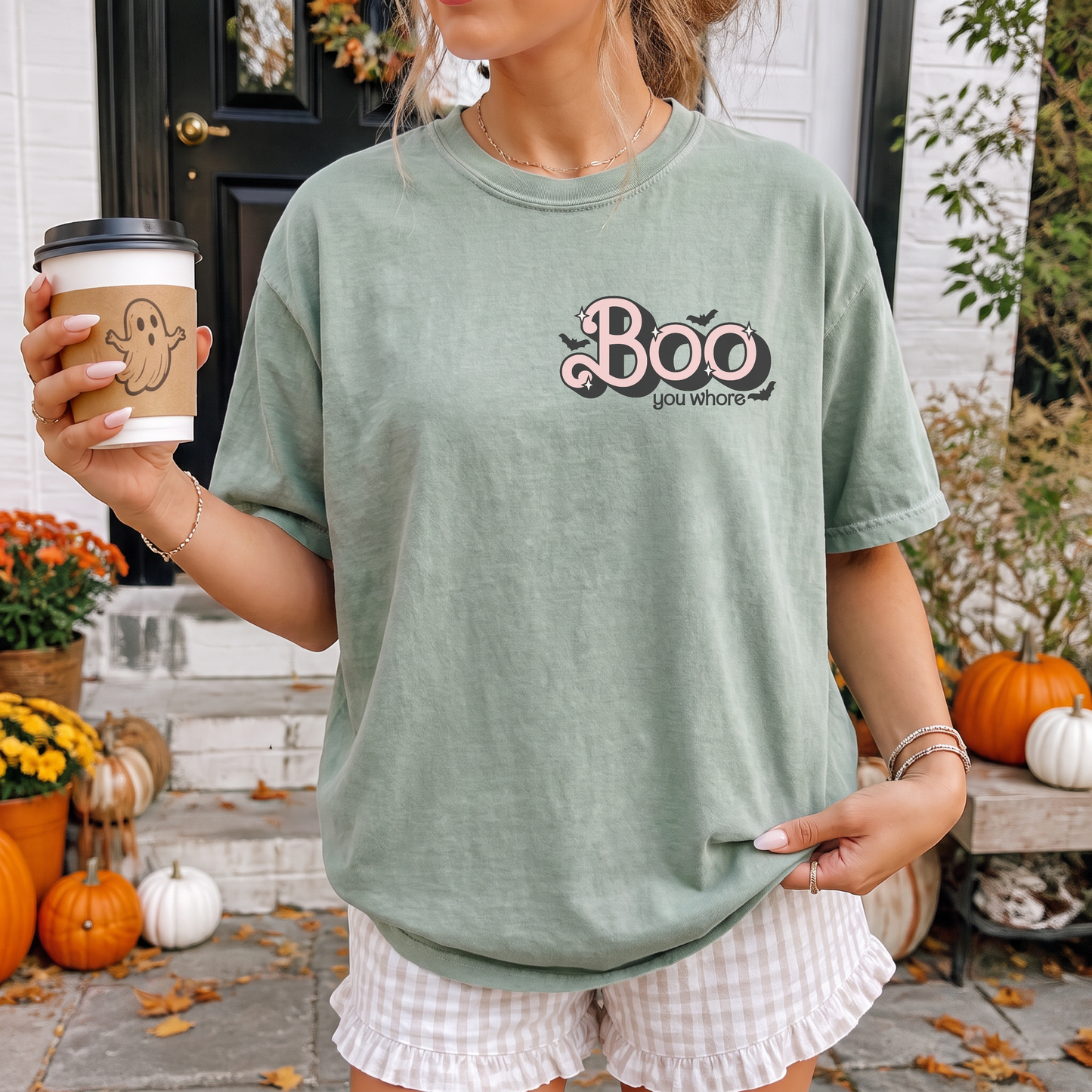 Boo you whore tee