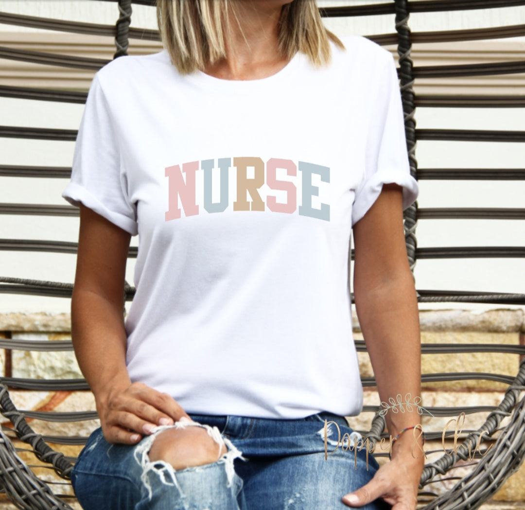 Nurse Varsity Print