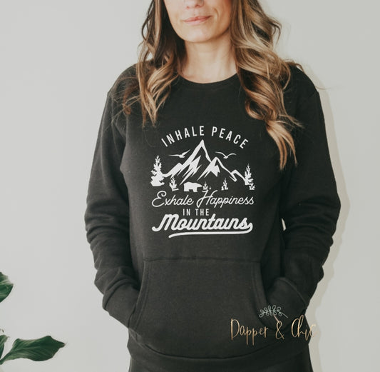 Inhale Peace Exhale Happiness Pocket Crew